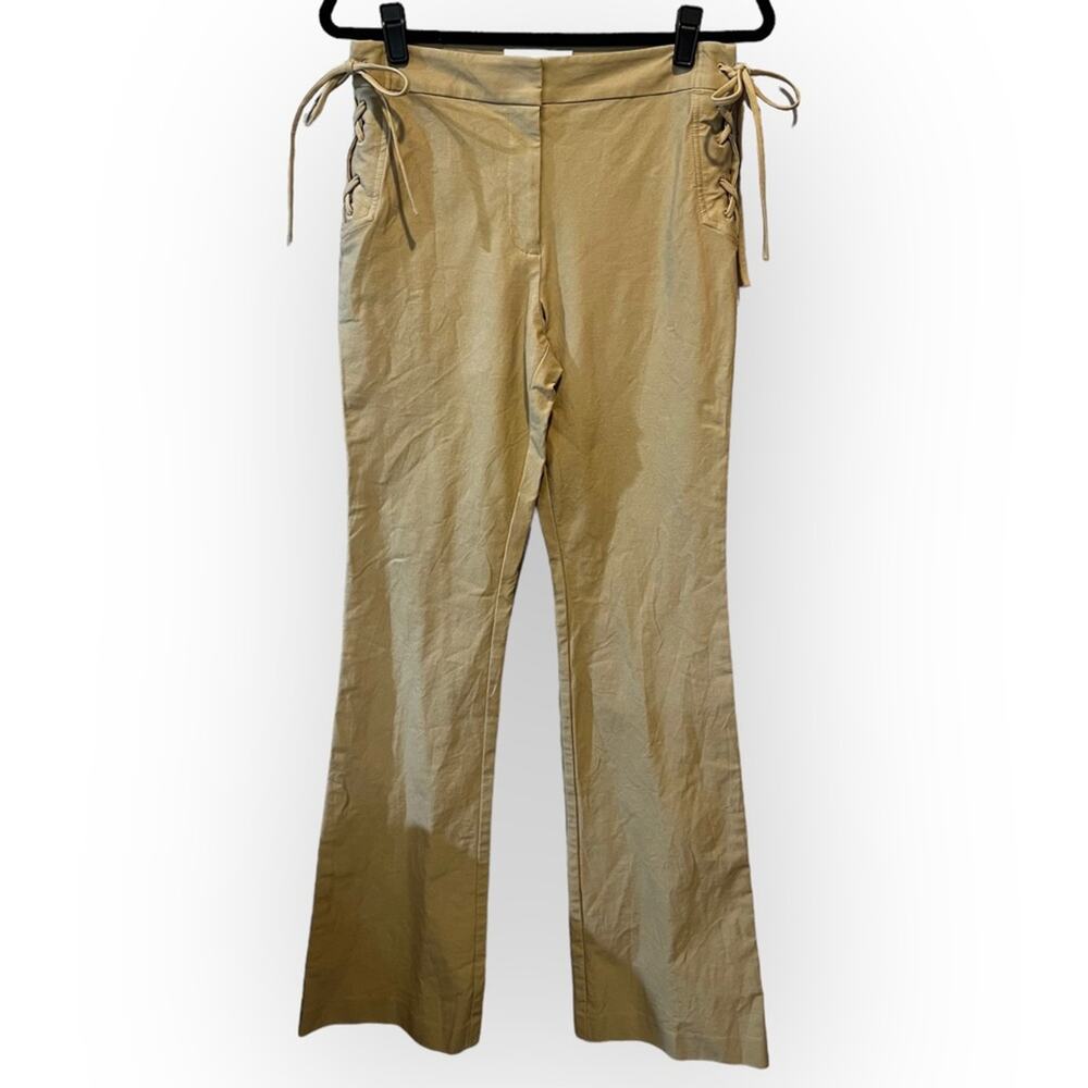 Derek Lam 10 Crosby Lace Up Flared Leg Trouser size 6